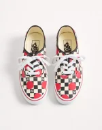 Valentino Valentino Garavani And Vans Low-Top Trainer In Fabric With VLogo Checkerboard Print And Polka Dot Detail - Image 5